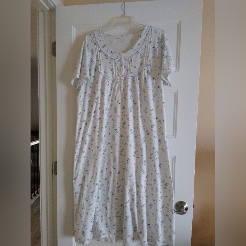 Full-length Cotton Nightgown - XL